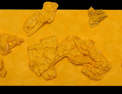 “Yellow Purges On Encaustic” 2005